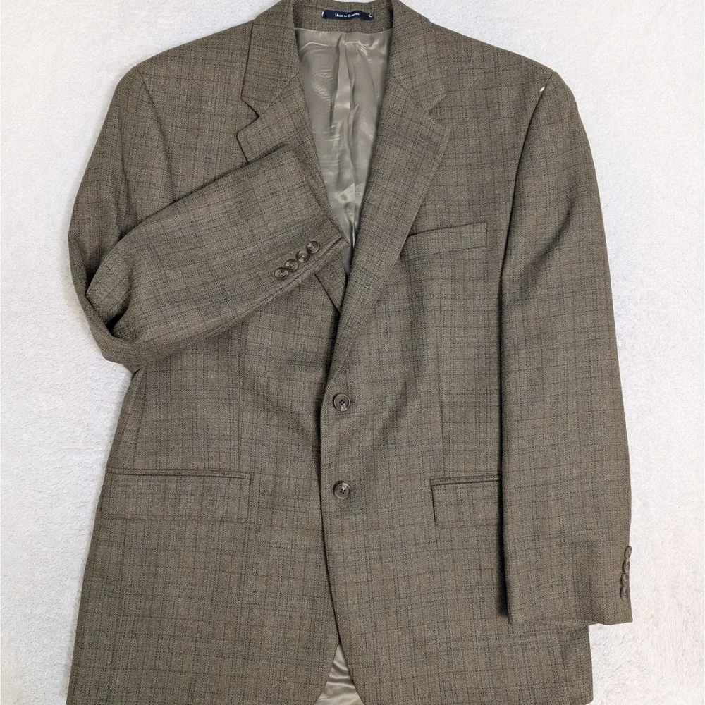 Ralph Lauren Polo University Club 100% LambsWool 2 Button Blazer Sport Jacket 44